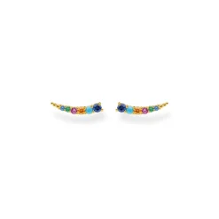 Thomas Sabo Örhängen Öronklättrare Stenar I Färg Guld – H2158-488-7