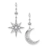 Thomas Sabo Örhängen Royalty Stjärna & Måne Silver – H2026-643-14 (MEGA KAMPANJ)