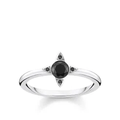 Thomas Sabo Ring Svarta Stenar Silver – TR2268-643-11