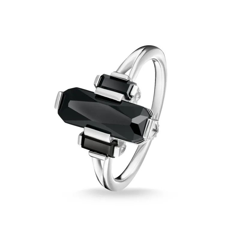 Thomas Sabo Ring Svarta Stenar- TR2267-641-11