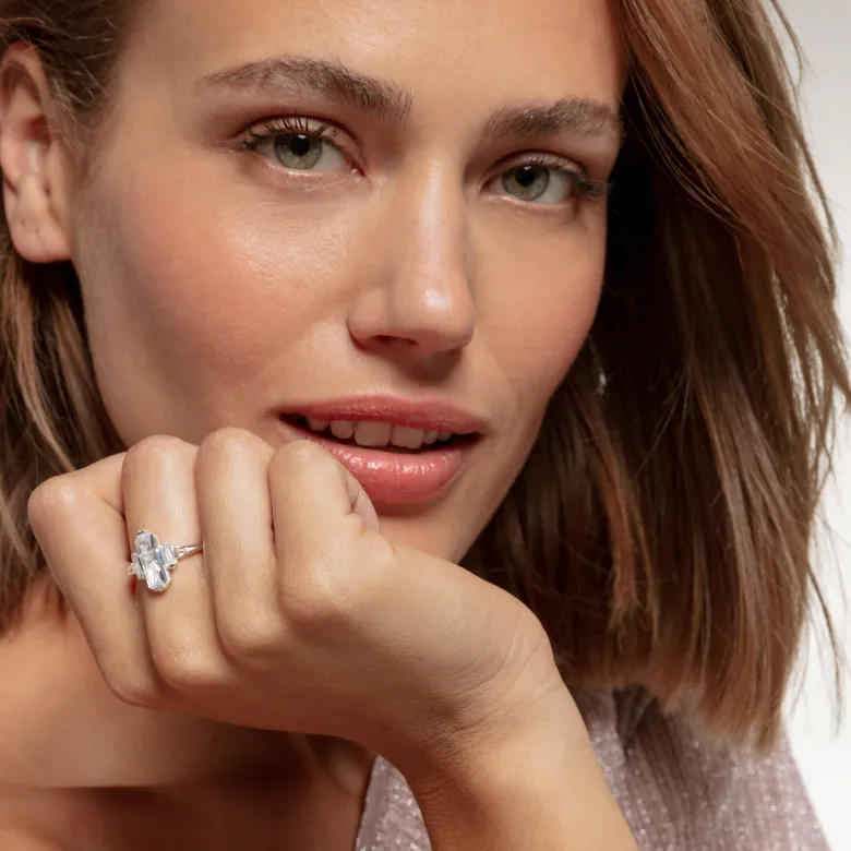 Thomas Sabo Ring Vita Stenar – TR2267-051-14 (MEGA KAMPANJ)