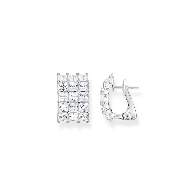 Thomas Sabo Öronklämma vit stenar pavé silver – H2199-051-14