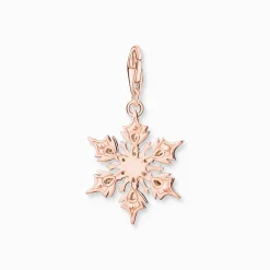 Thomas Sabo Snöflinga med vita stenar roséguld – 1903