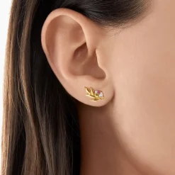 Thomas Sabo Stiftörhängen Blomma Guld – H2172-446-7