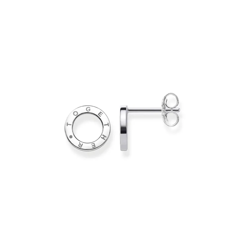 Thomas Sabo Stiftörhängen Cirklar TOGETHER Silver- H1946-001-12