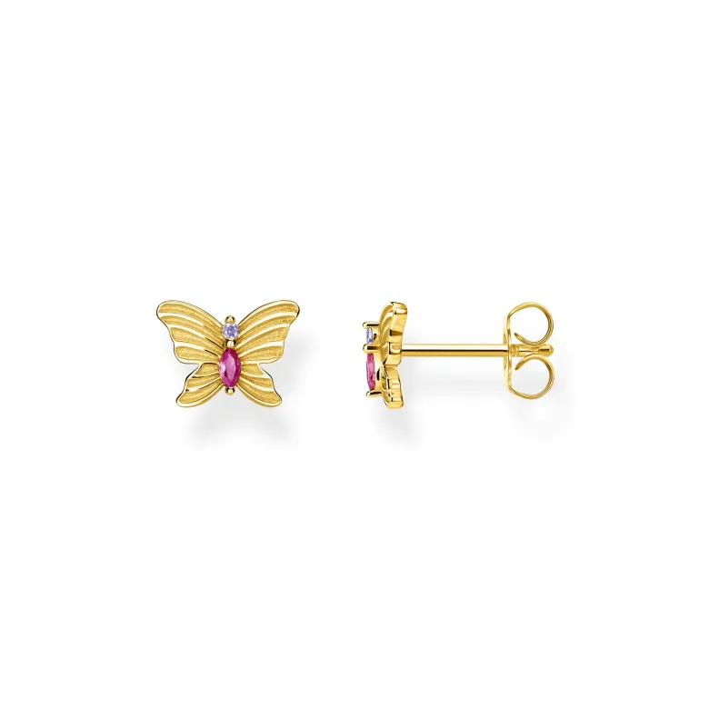 Thomas Sabo Stiftörhängen Fjäril Guld – H2100-995-7