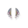 Thomas Sabo Stiftörhängen Färggrann Kolibri, Vingar Silver – H2101-348-7