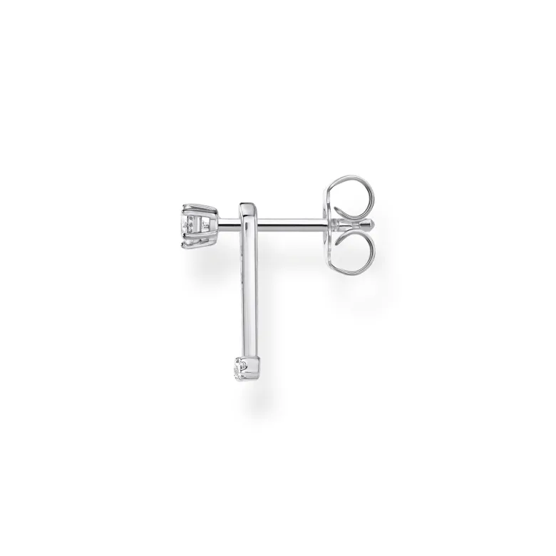 Thomas Sabo Stiftörhängen Individuellt Vita Stenar Silver – H2152-051-14