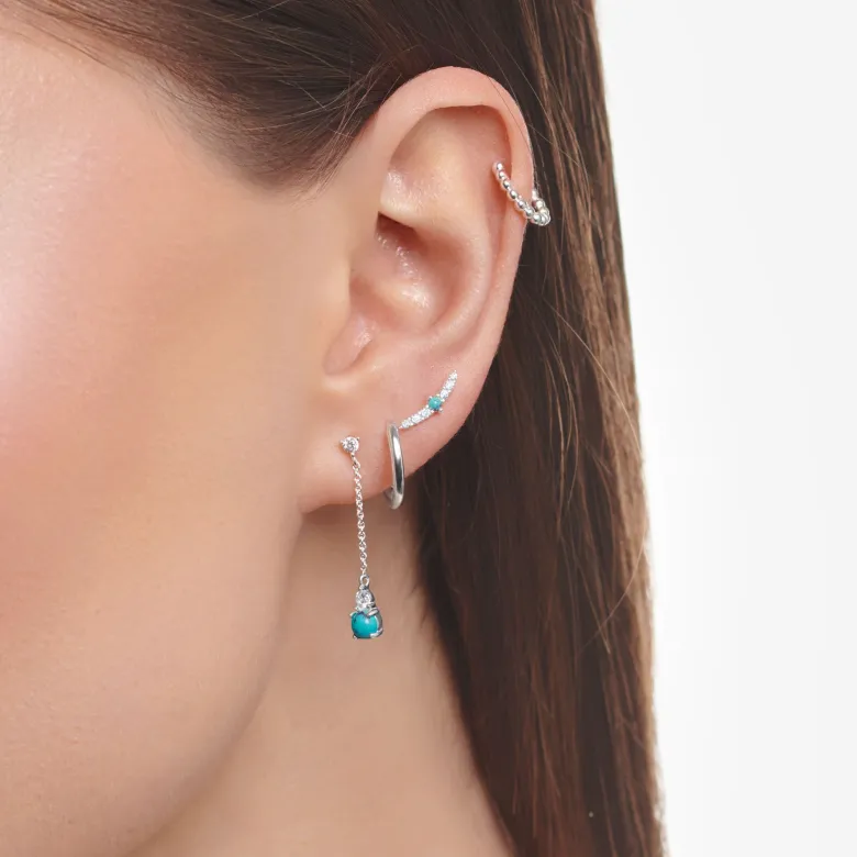 Thomas Sabo Stiftörhängen Indeviduellt Turkos – H2182-405-17