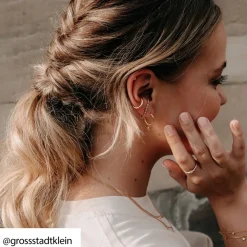 Thomas Sabo Stiftörhängen Individuellt Vita Stenar Guld – H2155-414-14