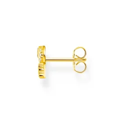 Thomas Sabo Stiftörhängen individuellt nyckel vit stenar guld – H2220-414-14 (MEGA KAMPANJ)