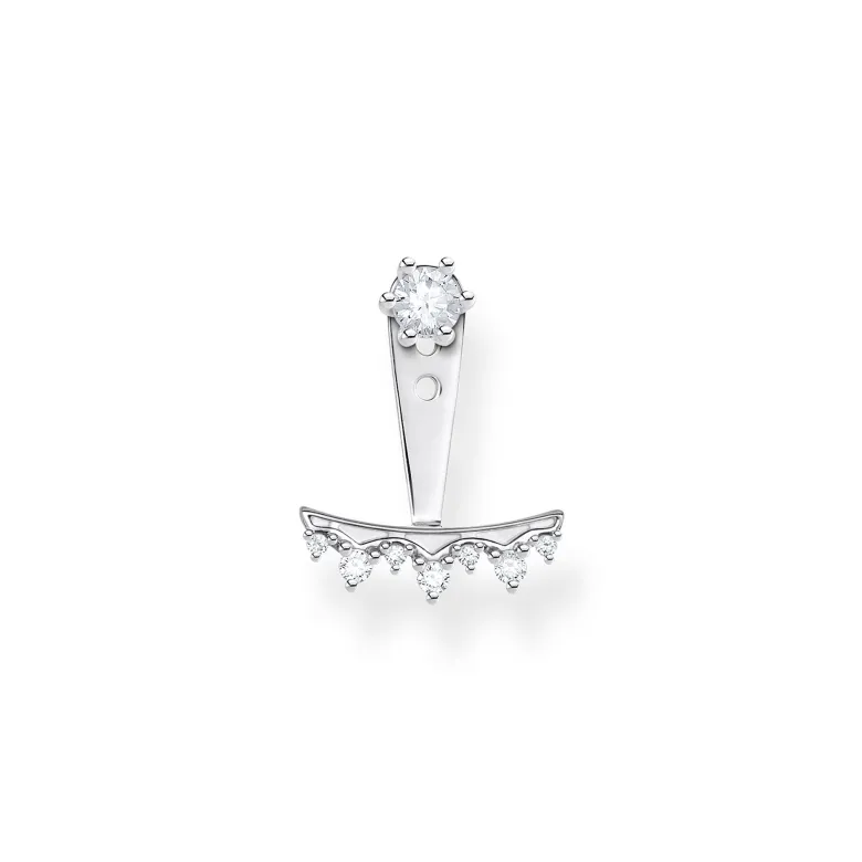 Thomas Sabo Stiftörhängen Individuellt Vita Stenar Silver – H2153-051-14