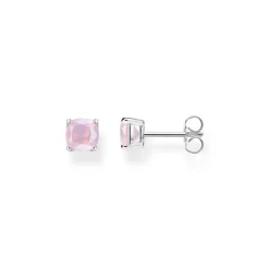 Thomas Sabo Stiftörhängen Opalfärgad Sten Rosa Skimrande Silver – H2104-699-7