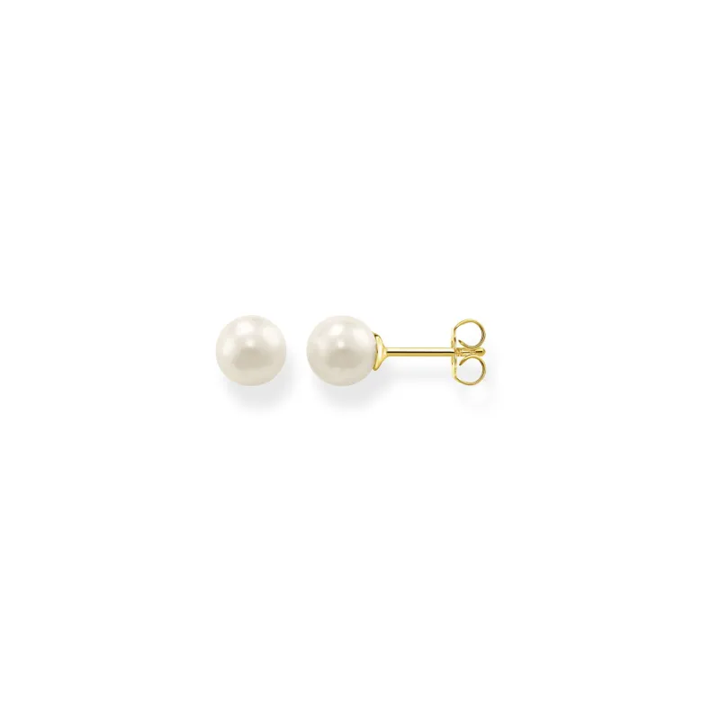 Thomas Sabo Stiftörhängen pärla guld – H1430-430-14
