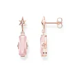 Thomas Sabo Stiftörhängen Rosa Sten Med Stjärna – H2107-417-9
