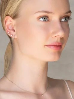 YLVA LI Alliance Diamond Örhängen – Gold 8681