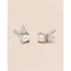 YLVA LI Diamond Pearl Stud Örhängen – Silver 8712