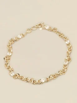 YLVA LI Embla Avantgarde Halsband Crystal – Guld