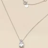YLVA LI Embla Halsband Crystal – Silver