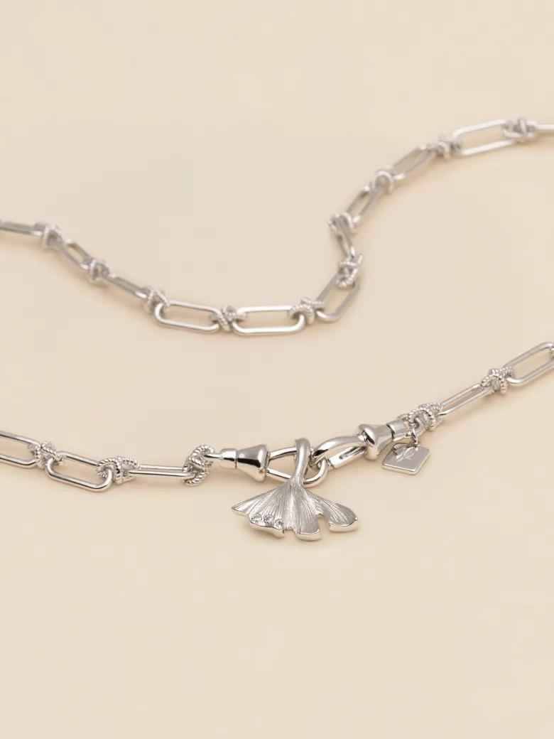 YLVA LI Embla Leaf Charm – Silver