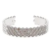 YLVA LI Halo Armband Pink Champagne Silver 5013
