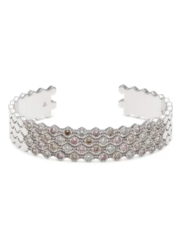 YLVA LI Halo Armband Pink Champagne Silver 5013