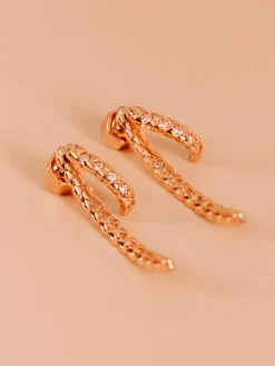 YLVA LI Mademoiselle Örhängen Crystal Rosé 6053