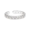 YLVA LI Mademoiselle Ring Crystal Silver 3072