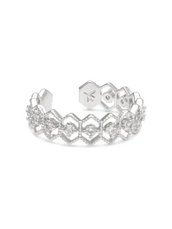 YLVA LI Mademoiselle Ring Crystal Silver 3081
