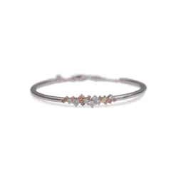 YLVA LI Meadow Armband Silver Champagne 5053