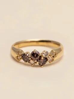 YLVA LI Meadow Ring Chestnut – Guld