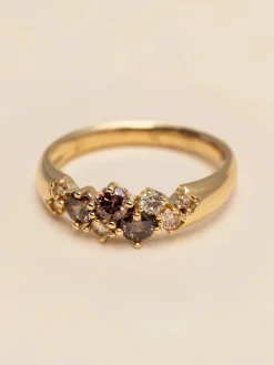 YLVA LI Meadow Ring Chestnut – Guld