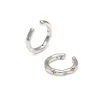 YLVA LI Petite Bertha Cuff Örhängen Light Champagne Silver 6042