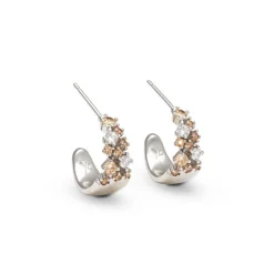 YLVA LI Petite Meadow Örhängen Champagne Silver 6003