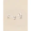 YLVA LI Stud Diamond Örhängen – Silver 8662
