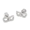 YLVA LI Yves Stud Örhängen Silver 6101